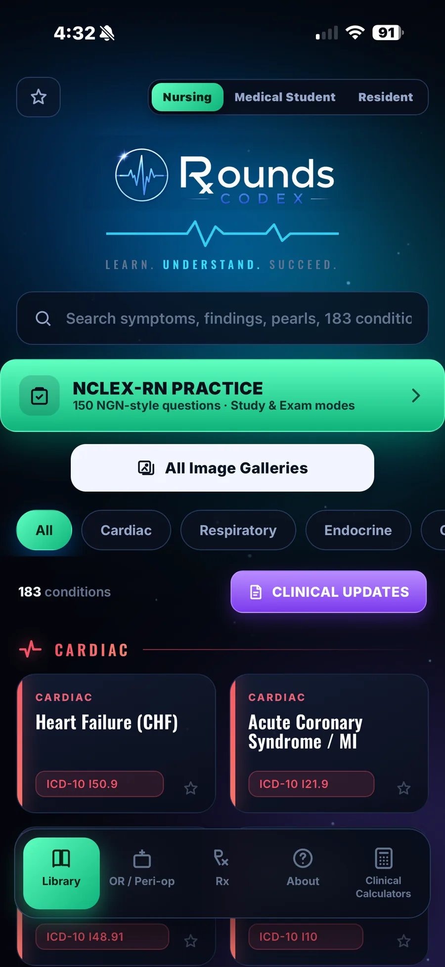 Rounds Codex medical library